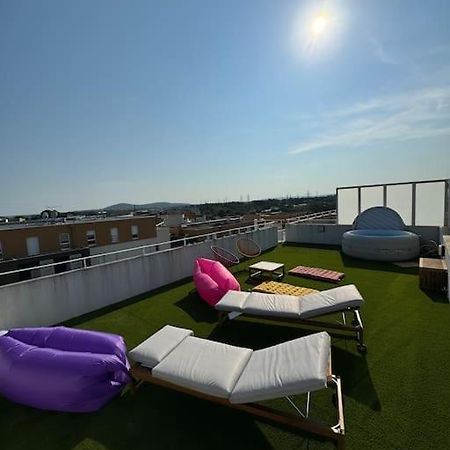 Luxueux 5 Pc, Jacuzzi, Rooftop, Terrasse, Clim Montpellier Bagian luar foto